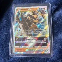 Kleavor V SWSH249 Black Star Promo Sword And Shield Pokemon Card Near Mint - Image 1