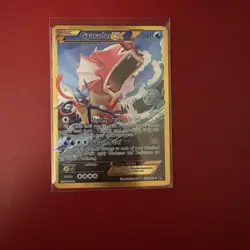 Pokemon Gyarados EX TCG Card Full Art Holo, Secret Rare, XY Breakpoint 123/122 - Image 1