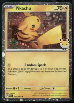 Pikachu (Pokemon Day 2026) 051/162 Common Miscellaneous Cards & Products NM - Image 1