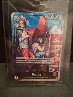 Sealed Shanks (2025 PSA Magazine Promo) OP09-001 One Piece Promotion Cards Foil - Image 2