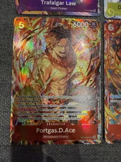 One Piece Illustration Box Vol 5 And 6 Promo Cards Ace Sabo Law Rosinante CCG NM - Image 3
