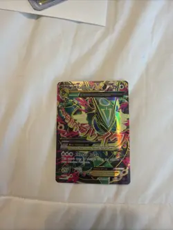 M Rayquaza EX Full Art Ultra Rare Holo 105/108 Roaring Skies Pokemon Card Tcg🔥 - Image 1