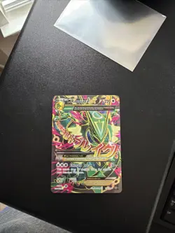 M Rayquaza EX Full Art Ultra Rare Holo 105/108 Roaring Skies Pokemon Card Tcg🔥 - Image 3
