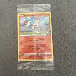 Scorbunny on the Ball 004/005 Pokemon Card - New and Sealed - Image 1