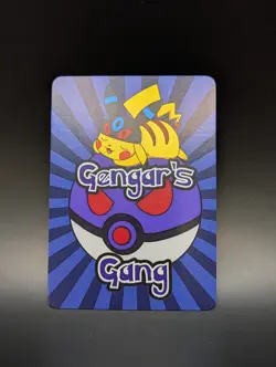 Gengar’s Gang 1st Edition Pikachu Fan Art Collectible Card - Image 2