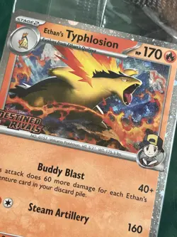 Destined Rivals SEALED STAFF Stamped Prerelease Promo Set - All 4 Cards - Image 4