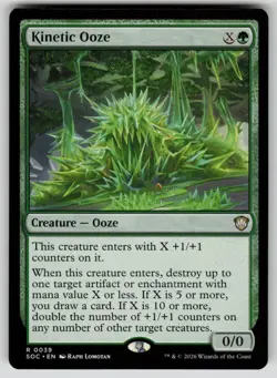 Kinetic Ooze Rare Commander: Secrets of Strixhaven 39 MTG Near Mint 2026 - Image 1