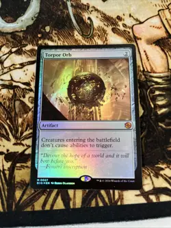 Mint/Near-Mint, English - 1 x MTG Torpor Orb - Foil Outlaws of Thunder Junction: - Image 1