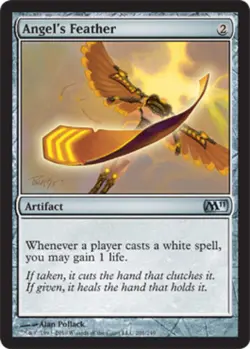 Angel's Feather - Foil LP, English MTG Magic 2011 (M11) - Image 1