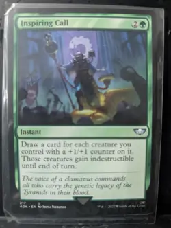Inspiring Call 217 40K MTG SealedinSleeve - Image 1