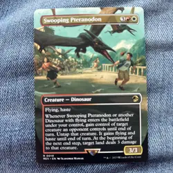 Swooping Pteranodon - Borderless R MTG Jurassic World Collection M/NM, English - Image 1