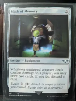 Mask of Memory 243 40K MTG SealedinSleeve - Image 1