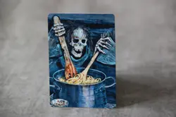 Raise Pasta | MTG Satirical Altered Art - Image 1