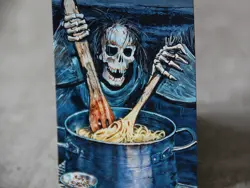 Raise Pasta | MTG Satirical Altered Art - Image 2