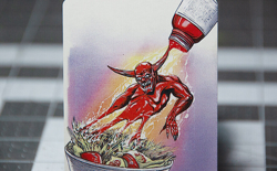 Salsarang, Altered Satirical Fan Art MTG boomerang - Image 1