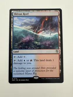 Shivan Reef MTG Magic the Gathering Card NM Near Mint DRC - Image 1