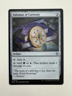 Talisman of Curiosity MTG Magic the Gathering Card NM Near Mint DRC - Image 1