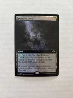 Magic: The gathering - Polluted Delta - Foil - Extended art - Modern Horizons 3 - Image 1
