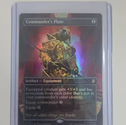 Magic: The Gathering Commander's Plate 0135 Commander TMNT Foil - Image 1