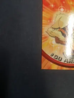 1999 Topps Pokemon Series 1 - Arcanine #59 Blue Logo Non Holo - Image 2