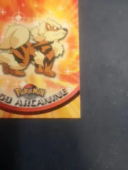 1999 Topps Pokemon Series 1 - Arcanine #59 Blue Logo Non Holo - Image 3