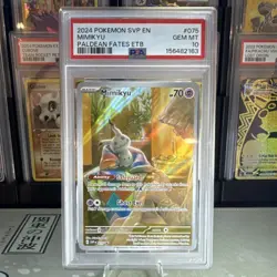 The Pokemon Company Mimikyu (Holo) 075 SV Promo EN 2024 PSA 10 Graded - Image 1