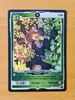 Tob 8 Holo Card First (1st) Edition Rising Stars GamerSupps VCard 043/190 - Image 2