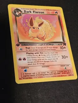 Pokemon TCG Dark Flareon 35 1st Edition Team Rocket Mint Near Mint - Image 2