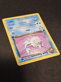 Pokemon TCG Dark Vaporeon 45 1st Edition Team Rocket Mint Near Mint - Image 3