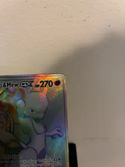 Pokemon - Unified Minds - Mewtwo & Mew Tag Team GX - Rainbow Secret Rare - Image 3