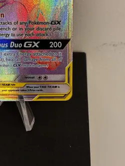 Pokemon - Unified Minds - Mewtwo & Mew Tag Team GX - Rainbow Secret Rare - Image 4