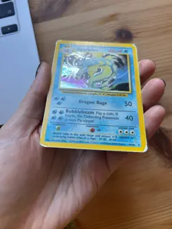 Pokemon holo rare Gyarados - 006/102 - 1999 WotC base set - GOOD CONDITION - Image 3