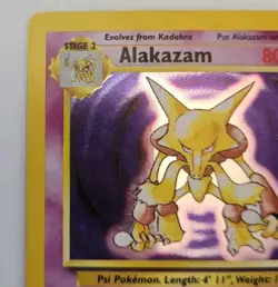 Alakazam Pokemon 001/102 Base Set Holo - Image 5