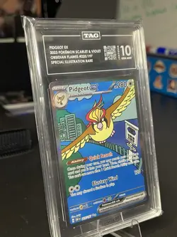 Pokemon Pidgeot ex 225/197 Obsidian Flames Special Illustration TAG 10 - Image 5