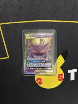 Pokemon Gengar & Mimikyu GX Tag Team 53/181 Ultra Rare Team Up LP Condition - Image 1