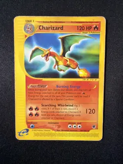 Pokemon TCG Charizard # 40/165 Non Holo Rare Expedition Nintendo eReader 2002 - Image 1