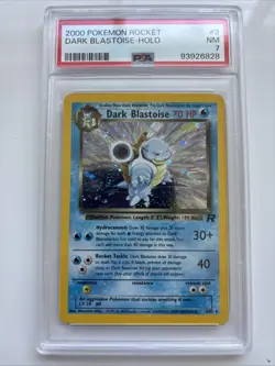 2000 Pokemon Rocket Dark Blastoise Holo #3 NM PSA 7 - Image 1
