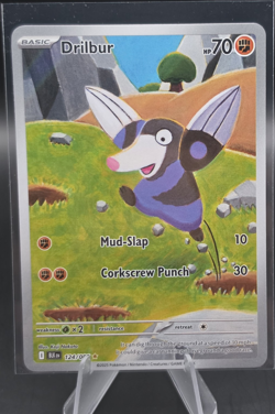 The Pokemon Company Drilbur 124/086 Illustration Rare Holo Sv: Black Bolt EN - Image 1