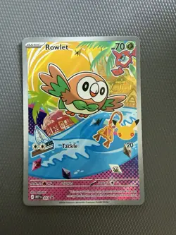 Rowlet MEP043 First Partner's Promo Near Mint Pokemon TCG - Image 1