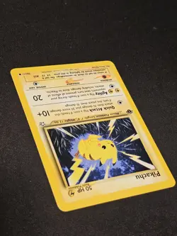 Pokemon TCG Pikachu 70 1st Edition Neo Genesis Mint Near Mint - Image 3