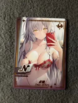 WAIFU Genki Parade 64 N Rare card. Sexy Anime Goddess Story JOAN OF ARG - Image 1