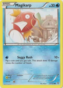 Magikarp - 23/124 - Common NM, English Pokemon Dragons Exalted - Image 1