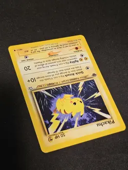 Pokemon TCG Pikachu 70 1st Edition Neo Genesis Mint Near Mint - Image 3