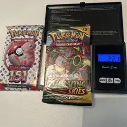 Pokemon Heavy Sealed Booster Packs Bundle 151 and Evolving Skies Heavy, Sealed - Image 2