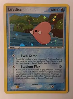 Luvdisc 7/100 EX Crystal Guardians Holo Rare Vintage Pokemon TCG 2006 NM - Image 1