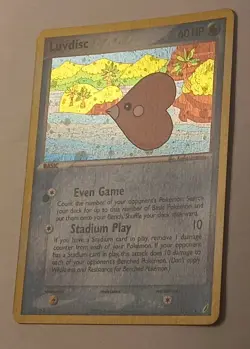 Luvdisc 7/100 EX Crystal Guardians Holo Rare Vintage Pokemon TCG 2006 NM - Image 3