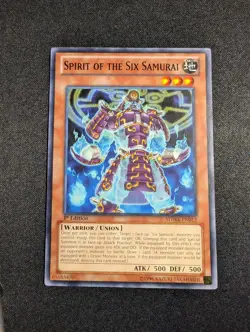 Yugioh - Spirit of the Six Samurai SDWA-EN012 1st Edition Common NM - Image 1