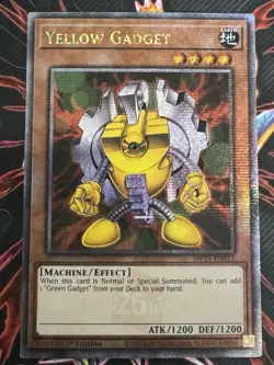 Yugioh x1 Yellow Gadget MP24-EN013 Quarter Century Secret (Near Mint!) - Image 1