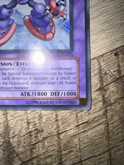 Elemental Hero Steam Healer – DP1‑EN013 – 1st Edition – Super Rare – LP - Image 3