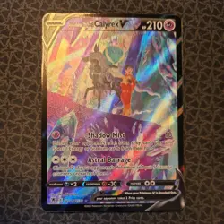 Pokemon Card Shadow Rider Calyrex V TG17/TG30 Astral Radiance - Image 1
